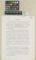 Group of documents related to the Systematic studies of Brunelliaceae for the Flora of Colombia carried out by J. Cuatrecasas during 1952-1955 from the Chicago Natural History Museum (Chicago) and during 1955-1977 as a researcher at the Smithsonian Institution, Natural History Museum (Washington): 