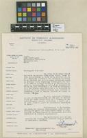 Letters that Humberto Guerrero, Cotton Promotion Institute of Calima (Bogotá) sent to J. Cuatrecasas and his replies. Requests of herbarium materials of Theobroma (leaves, flowers and fruits) from different areas of Calima-Buenaventura.