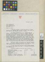 Letters that Richard Evans Schultes, Curator of Botanical Museum Harvard University, sent to J. Cuatrecasas and his replies. The research line on Theobroma carried out by J. Cuatrecasas overlaps with some parallel studies of Theobroma of a student from Indonesia. Letter from AC Smith Charter, Director of the Museum of Natural History related to the same subject. J. Cuatrecasas visited Harvard University to study herbarium collections of Theobroma.