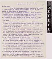 Sent by Alfred Russel Wallace to Frederic William Henry Myers on 17 November 1895.