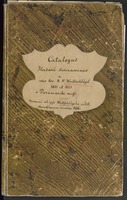 Catalogus Herbarii Surinamensis a viro Rev. R.H. Wullschlägel 1851 et 1853 Paramaribo missi - Numeri ab ipso Wullschlagelio inditi- accessionum numerus 326
