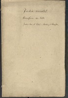 Accession number 348: India oriental. Accesion. N. 348. India bor. Et Tibet: Hooker et Thomson