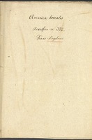 Accession number 372: America borealis - Accession. n. 372. Texas: Engelman