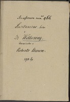 Accession number 466: Accessionum numus 466. Lusitanicae, lectae a Dr. Withering, denominata a Roberto Brown 195 sp.