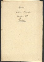 Accession number 335: Africa. Insula Madera - Access. N. 335. Fischer
