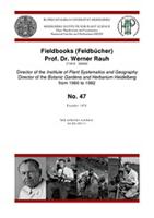 Field notebooks Prof. Dr. Werner Rauh, No. 47, Ecuador: 1973, field collection numbers: 34182–35111