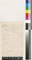 Letter from George L. Bates to the Curator of the Herbarium, Royal Botanic Gardens, Kew; from Abingdon, Illinois, U. S. A.; 19 Nov 1894; two page letter comprising two images; folio 306