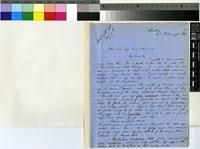 Letter from John Shaw to Sir Joseph Dalton Hooker; from Colesburg, South Africa; 20 Feb 1869; three page letter comprising three images; folios 1465-1466