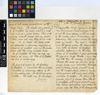 Note by Mr. J. Medley Wood; from the Botanic Gardens Durban, South Africa; 10 Aug 1887; two page note comprising one image; folio 1762.