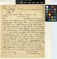 Letter from Mr. J. Medley Wood to the Director of the Royal Botanic Gardens, Kew; from the Natal Botanic Gardens, Durban, South Africa; 10 May 1893; one page letter comprising one image; folio 1859.