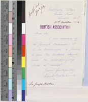One page letter from Frank Crookstrank of University College, London to Sir Joseph Hooker; 31 Oct 1882; folio 9