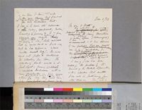 Seven page letter to D. Watt from J. D. Hooker; 8 Dec 1882; folios 27-30a.