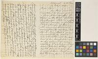 Letter from E.[Emmanuel] Bonavia to Sir Joseph Dalton Hooker; from Etawah, [India]; 21 Feb 1885; nine page letter comprising five images; folios 124 – 126 NWI