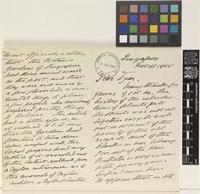 Letter from H.N.[Henry Nicholas] Ridley to Sir William Thiselton-Dyer; from Singapore; 11 Nov 1905; twelve page letter comprising six images; folios 144 - 146