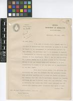 Letter from D.[Daniel] Morris to Sir William Thiselton-Dyer; from Imperial Department of Agriculture for the West Indies, Barbados; 6 May 1905; four page letter comprising four images; folios 186 - 189