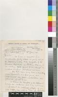 Letter from G. B. Richardson to Royal Botanic Gardens, Kew; from the Imperial College of Science and Technology, Royal School of Mines, South Kensington, London, S. W.; 13 June 1910; two page letter comprising two images; folio 296