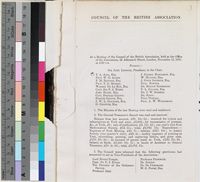 Four pages of minutes of the Council of the British Association; 15 Nov 1881; folio 3