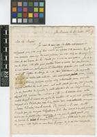 Letter from L.[Louis] Bouton to [Sir William Jackson Hooker]; from Ile Maurice [Mauritius]; 27 July 1831; four page letter comprising four images; folio 9