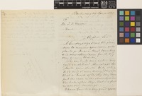 Letter from J.E. Teysmann [Johannes Elias Teijsmann] to Sir Joseph Dalton Hooker; from Buitenzorg [Bogor, Java, Indonesia]; 29 Apr 1867; three page letter comprising two images; folio 49b