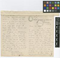 Letter from Ms E.M.[Elsie Maud] Wakefield to Sir Arthur William Hill; from Imperial Department of Agriculture for the West Indies, Barbados; 3 Oct 1920; three page letter comprising two images; folio 339