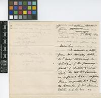 Letter from John F.[Frederick] Waby to Sir William Thiselton-Dyer; from Botanic Gardens, Georgetown, Demerara [Guyana]; 1 July 1902; three page letter comprising two images; folio 176