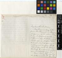 Letter from W. Barren to Sir William Jackson Hooker; from Henfield; 13 Aug 1858; three page letter comprising of two images; folio 76