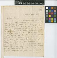 Letter from William Jameson to Sir William Jackson Hooker; from Quito [Ecuador]; 3 Apr 1833; four page letter comprising four images; folio 78