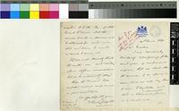 Letter from Thomas Risely Griffith, Administrator of the Seychelles to Sir Daniel Morris; from Government House, Seychelles; 14 June 1890; four page letter comprising two images; folio 271