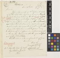 Letter from A.S.[Arthur Stanhope] Aldrich to Sir William Thiselton-Dyer; from Yokohama, [Japan]; 24 Dec 1886; two page letter comprising two images; folios 8 - 9