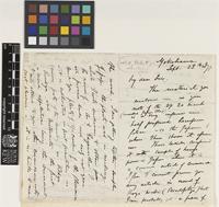 Letter from Frederick V.[Victor] Dickins to [Sir Joseph Dalton Hooker]; from Yokohama, [Japan]; 23 Sep 1877; four page letter comprising two images; folio 162