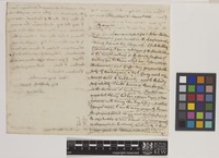 Letter from J.B.[John Bland] Wood to Sir William Jackson Hooker; from Broughton, [Lancashire, England]; 26 Aug 1841; three page letter comprising two images; folio 466