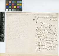 Letter from Letter from William Fawcett to Sir William Thiselton-Dyer; from Department of Public Gardens and Plantations, Gordon Town P.O., Jamaica; 14 Mar 1895; two page letter comprising two images; folio 439