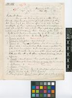 Letter from H.A.[Sir Henry Alfred] Alford Nicholls to Daniel Morris; from Dominica, W.I.[West Indies]; 1 Oct 1887; two page letter comprising two images; folio 345