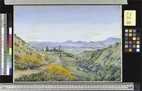 Distant View of Santiago, Chili, from Apoquindo