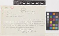 Letter from Miss Alice Eastwood to Sir William Thiselton-Dyer; from California Academy of Sciences, San Francisco, California, [United States of America]; 10 Nov 1902; one page letter comprising one image; folio 497