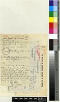Letter from Viscount Mountmorres to Sir David Prain; from the Expedition of The Institute of Commercial Research in the Tropics of Liverpool University, West Coast of Africa; 6 Feb 1906; one page letter comprising one image; folio 106
