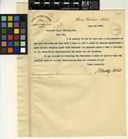 Letter from J Medley Wood to Sir William Thiselton-Dyer; from Natal Botanic Gardens; 4 June 1903; one page letter comprising one image; folio 301