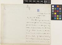 Letter from Robert Swinhoe to Sir Joseph Dalton Hooker; from 33 Carlyle Square, [London, England]; 9 Apr 1874; three page letter comprising two images; folio 961c