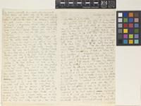 Letter from C.B.[Charles Baron] Clarke to Sir Joseph Dalton Hooker; from Shillong, Assam, [India]; 29 Sep 1885; six page letter comprising four images; folios 196 - 197