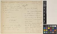 Letter from J.F.[John Firminger] Duthie to Sir Joseph Dalton Hooker; from Mussoorie, [India]; 18 Aug 1878; four page letter comprising two images; folio 26 SPR