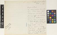 Letter from J.F.[John Firminger] Duthie to Sir William Thiselton-Dyer; from Ranikhet, N.W.P. [North West Provinces, India]; 11 June 1886; three page letter comprising two images; folio 134 SPR