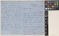 Letter from Thomas Anderson to Sir Joseph Dalton Hooker; from Botanic Gardens, [Kolkata, India]; 9 Jan 1864; four page letter comprising two images; folio 63