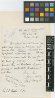 Letter from John J. Scargill to Sir Joseph Dalton Hooker; from 84 High Street, Islington [London]; 10 Apr 1885; one page letter comprising one image; folio 206