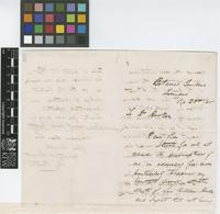 Letter from H.[Henry] Prestoe to Sir Joseph Dalton Hooker; from Botanic Gardens, Trinidad; 22 Sep 1865; three page letter comprising two images; folio 403