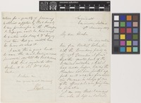 Letter from D.[David] Lyall to Sir Joseph Dalton Hooker; from Esquimalt, Vancouver's Island [Vancouver Island, British Columbia, Canada]; 8 Jan 1859; four page letter comprising two images; folio 195