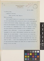 Letter from Charles Richards Dodge to Daniel Morris; from Department of Agriculture, Office of Assistant Secretary, Washington, D.C., [United States of America]; 31 May 1892; two page letter comprising two images; folios 259 - 260