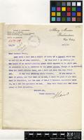 Letter from Selmar Schönland to Sir David Prain; from the Albany Museum, Grahamstown, Cape Colony; 27 March 1909; one page letter comprising one image; folio 175