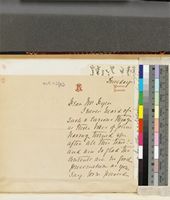 Two page letter from Helen Kirk, John Kirk’s wife, to William T. Thiselton-Dyer; 23 Oct 1883; folios 49-49a