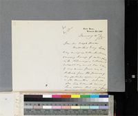 Two page letter from H. H. Johnston to Sir J. D. Hooker; 14 Jan 1885; folios 120-120a.