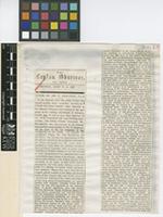 Press cutting from the Ceylon Observer regarding William Ferguson; from Ceylon [Sri Lanka]; 1 Aug 1887; two page press cutting comprising two images; folios 400 - 401